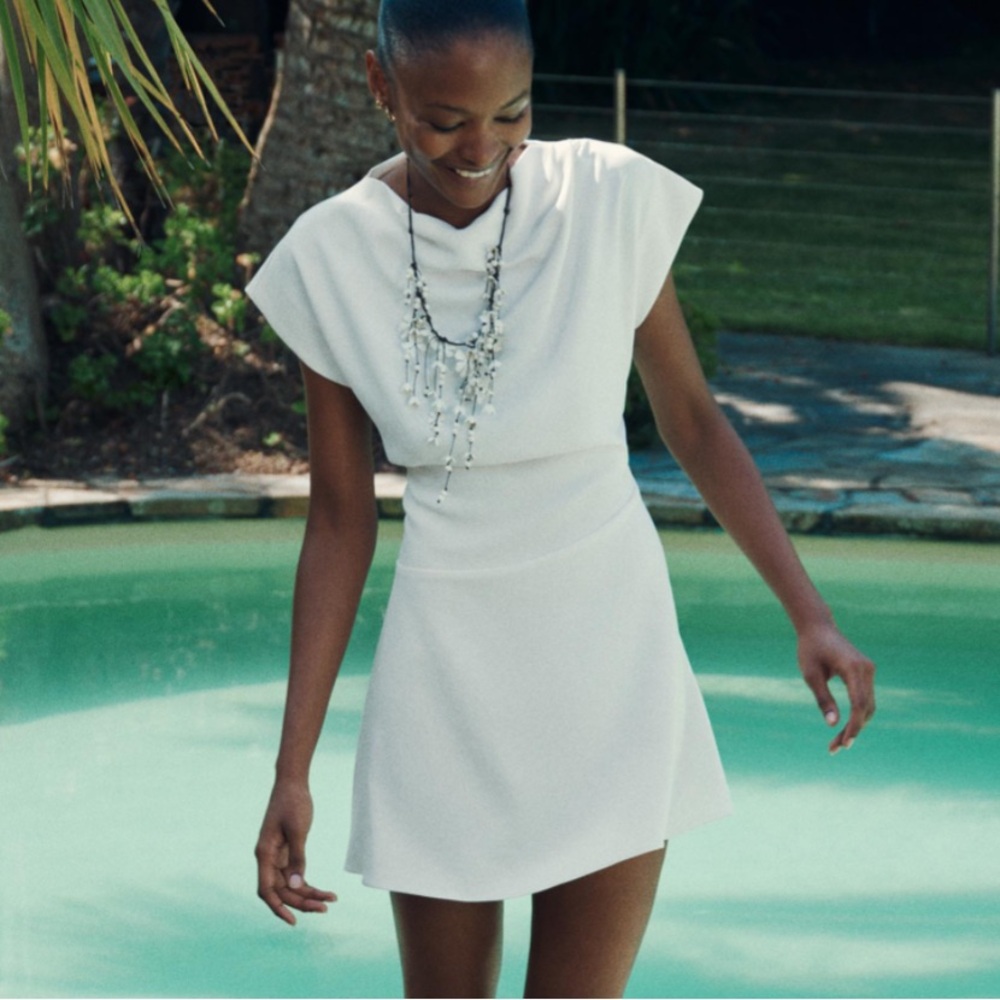 Zara White Mini Dress